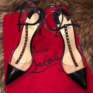 New Christian Louboutin's Nosy Spikes. Clear